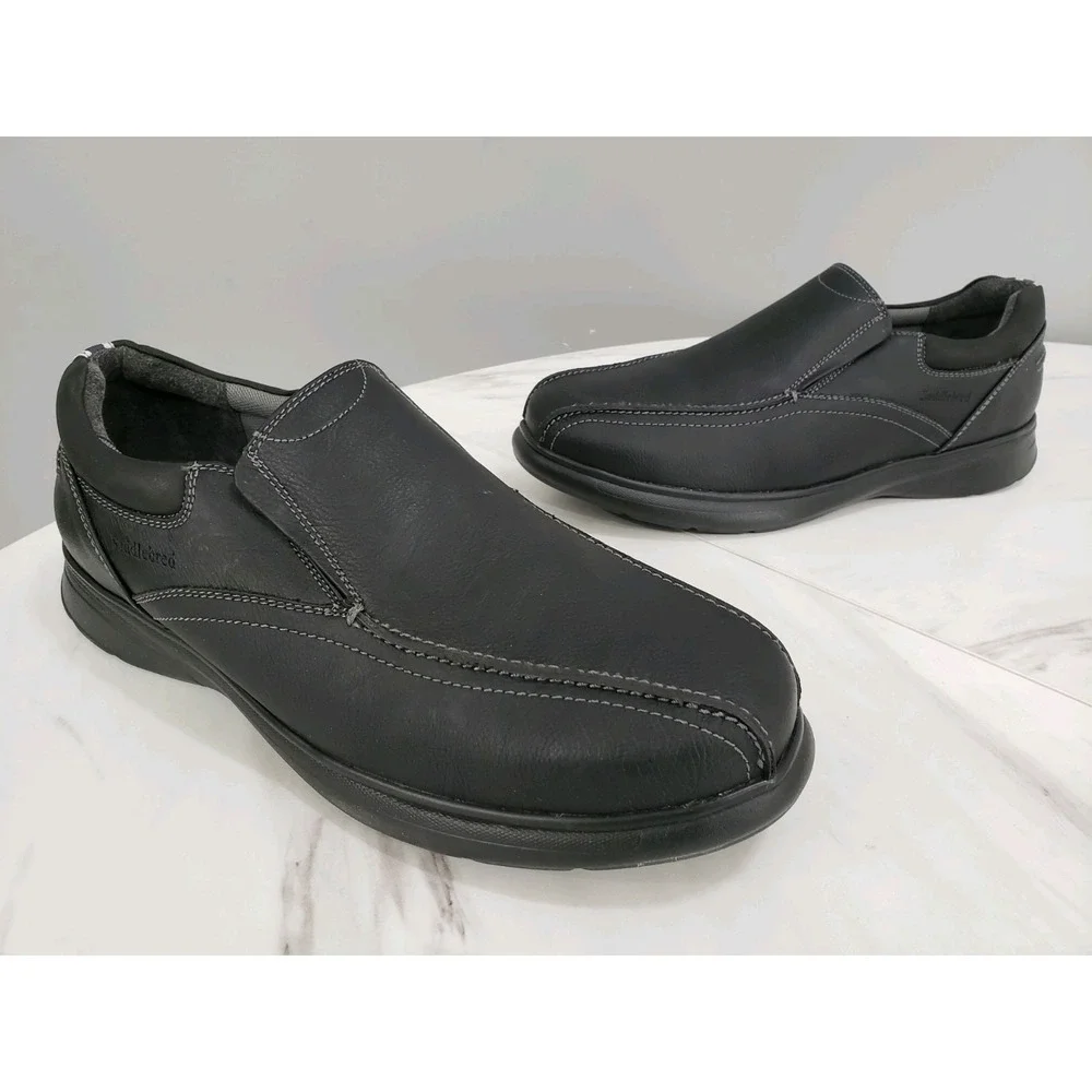 Saddlebred Tallon Black Loafers 11.5 Slip-On Dress‎ Shoes Comfort Casual Office